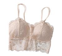 2026 - Un gilet de sous-vêtement 1 pièce Sports portant la poitrine pour femmes ont des coussins, kaki, M
