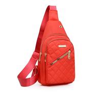2026 Un sac à bandoulière sportif streetwear pour une fille coréenne, rouge, Einheitsgröße