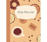 2026 Undated Planner: Aesthetic Coffee Lovers Beige | Monthly and Weekly Pages | Habit Tracker | 7.5" x 9.25": Perfect Gift for Writers, Teen, Kids, Students, Teachers and Adults