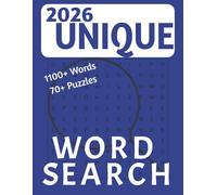 2026 UNIQUE word search: Unique and new blend of word search for adults, all age groups for 2026 - | 8.5 X11 150 pages | 1100+ words 70+ puzzles | Easy to read print