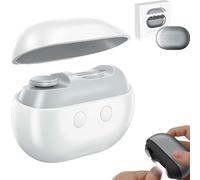 2026 Upgrade 3 En 1 Coupe Ongles éLectrique Mains Et Pieds,Coupe Ongle Electrique Pied Senior Electrique Rechargeable,Electric Nail Clippers For Adults Seniors With Led Light & 3 Speeds (White)