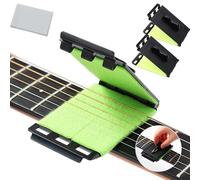 2026 Upgrade Guitar Fret Cleaner, Portable Reusable Guitar Fingerboard String Cleaners, Fast Fret Guitar String Cleaner Scrubber for Bass Ukulele Violin Cleaning and Maintaining (2Pcs)