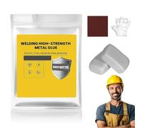 2026 Upgrade Mud Iron Glue - Multi-Purpose Repair Mud Iron Glue for Metal, Repair Mud Iron Glue with Strong/Quick Drying, for Pipes, Wall Holes, Wood, Household Repairs (Gray,160g)