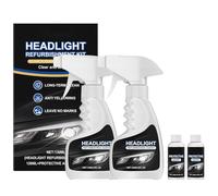2026 Upgrade Q4 Headlight Restoration Polish, Automotive Tourgoing Headlamp Restoration Fluid Kit for Cloudy or Yellowed Headlights, All Vehicles That Restores Clarity Without Sanding (2PCS)