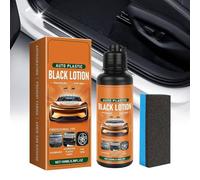 2026 Upgraded Auto Plastic Black Lotion,100ml Auto Plastic Restorer Kit,Automotive PlasticRestorer,Black Restorer for Cars Plasti-c and Trims,Can Restore the Luster of Faded Plastics and Rubbers