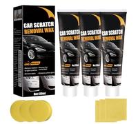 2026 Upgraded Car Scratch Remover Kit, Premium Scratch Removal Wax for Vehicles, Effective Car Paint Scratches Repair for All Cars Paint (3 PCS)