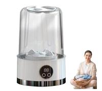 2026 Upgraded Smart Laundry Cup, Portable Washing Cup, with LCD Display, For Small Clothes, Home, Hotel And Camping (White)