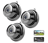 2026 Upgraded Ultra-Invisible No-Plug Camera,HD 1080p Small Cameras Hidden Wireless, Small Portable Indoor Security Camera with Night Vision, for Children Pets the Elderly & Courtyard (3 pcs)