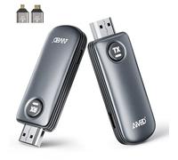 2026 Upgraded Wireless HDMI Transmitter and Receiver - 1080P HDMI sans Fil, 2.4/5G sans Fil pour Diffuser de la vidéo Audio Depuis Un Laptop/PC/Camera vers Un Projecteur/Moniteur/HDTV, Plug & Play