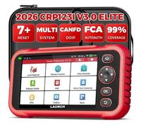 2026 Valise Diagnostic Auto Voiture Multimarque LAUNCH CRP123i V3.0 Élite, ENG/ABS/SRS/at 4 Système,7 Remise à zéro