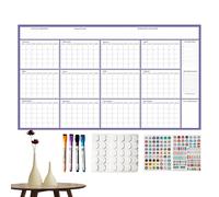 2026 Wall Planner Uk - Big Grid Dry Erase Yearly Planner | Large 2026 Wall Calendar 12 Month | For Home Apartment Office School Family Schedule Appointment Academic Agendas