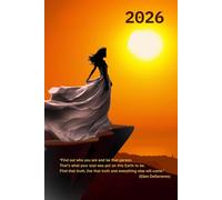 2026 week-to-view daily Agenda: "Find out who you are and be that person" personalised motivational journal