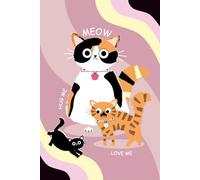 2026 Weekly and Monthly Planner: Jan - Dec 2026, 6" x 9", Notes pages, Mood Tracker, and More for Cat Lovers
