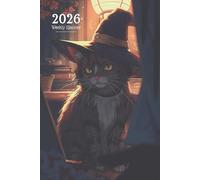2026 Weekly Planner: Cozy Witch Cat with Hat | Mystical Journal with Affirmations