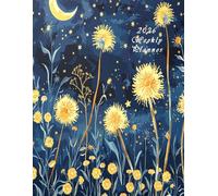 2026 WEEKLY PLANNER: Impressionist style pretty blue and white organiser for women and girls. Sweet stocking filler Christmas gift.