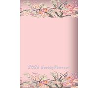 2026 Weekly Planner: Pocket sized diary for purse or desk. Beautiful pink cover with peonies border. Perfect gift for female friends and family.