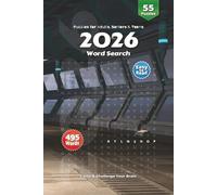 2026 Word Search Puzzle Book: Fun Word Searches Featuring Progress, Space Travel, Green Energy & More | 6x9 Inches, 110 Pages | Over 50 Brain-Teasing ... for Holidays, Vacations & Relaxing Free Time!