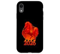 2026 Year of The Fire Horse Chinese New Year Lunar Zodiac Coque pour iPhone XR