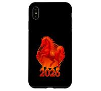 2026 Year of The Fire Horse Chinese New Year Lunar Zodiac Coque pour iPhone XS Max