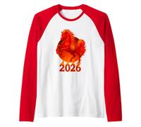2026 Year of The Fire Horse Chinese New Year Lunar Zodiac Manche Raglan