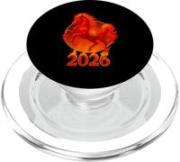 2026 Year of The Fire Horse Chinese New Year Lunar Zodiac PopSockets PopGrip pour MagSafe