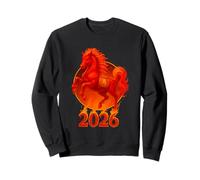2026 Year of The Fire Horse Chinese New Year Lunar Zodiac Sweatshirt