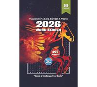 2026 Year Of The Fire Horse Word Search Puzzle Book: Festive Word Searches Featuring Fire, Energy, Adventure & More | 6×9 Inches, 110 Pages | 50+ Fun ... for Holiday Getaways, Trips & Calm Moments