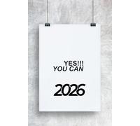2026 "Yes You Can" Weekly Planner: 6" x 9" Inches Monthly Daily Calendar