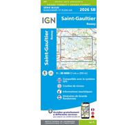 2026sb saint-gaultier rosnay - Collectif - Ign Institut Geographique National - cartonné - Atlas / carte