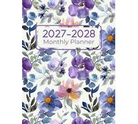 2027-2028 Monthly Planner: 2-Year Monday Start Monthly Organizer with UK-Style Weekly Layout, Goals, Contacts, Important Dates, and Notes