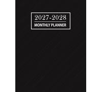 2027-2028 Monthly Planner: Two Year Calendar from January 2027 to December 2028 to Organizer Daily Schedule with Holiday and Inspirational Quotes