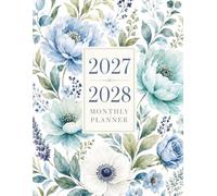 2027-2028 Monthly Planner: Two Year Monthly Organizer with Goals, To-Do Lists, Notes, Contacts, Password Log, and Important Dates Pages
