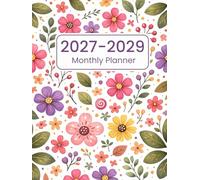2027-2029 Monthly Planner: 3 Year From January 2027 To December 2029