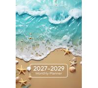 2027-2029 Monthly Planner: 3-Year Monday Start Monthly Organizer with UK-Style Weekly Layout, Goals, Contacts, Important Dates, and Notes