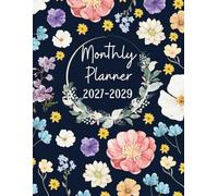 2027-2029 Monthly Planner 3 years: 36 Months, January 2027 to December 2029, 3-Year Calendar, 8.5x11 inches, |Theme: Flowers |
