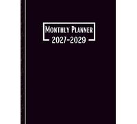 2027-2029 Monthly Planner 3 years: 36 Months, January 2027 to December 2029, 3-Year Calendar, 8.5x11 inches, |Theme: Simple |