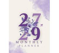 2027-2029 Monthly Planner 3 years: 36 Months, January 2027 to December 2029, 3-Year Calendar, 8.5x11 inches, |Theme: Purple Cover |