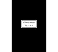2027-2031 Monthly Planner 6x9: Five Years from January 2027 to December 2031 with Holidays (Black Cover)