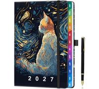 2027 Agenda Semainier Vertical A5(15 x 21 cm), Version Française