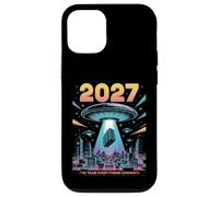 2027 Année Tout Change Premier Contact Alien Coque pour iPhone 12/12 Pro