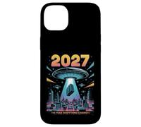 2027 Année Tout Change Premier Contact Alien Coque pour iPhone 14 Plus