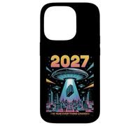 2027 Année Tout Change Premier Contact Alien Coque pour iPhone 14 Pro