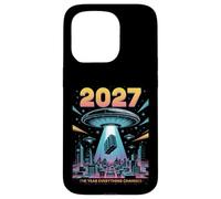 2027 Année Tout Change Premier Contact Alien Coque pour iPhone 15 Pro
