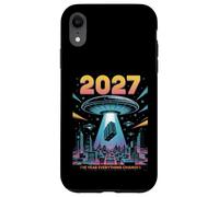 2027 Année Tout Change Premier Contact Alien Coque pour iPhone XR