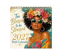 2027 Calendar - 12 Month Decorative Year Monthly Weekly Daily Planner | Durable Construction For 2027 Calendar Features Sturdy Paper Tear-resistant Pages Withstand Repeated