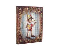 2027 Carlo Collodi, Pinocchio (Fairy Tale Collection) Ultra 12-Month Softcover Dayplanner (Elastic Band Closure) Daily