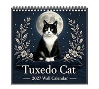 2027 Cat Calendar, Thick Pages with Spiral Binding, Ideal Wall Organizer