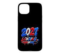 2027 Chargement coloré Graffiti Nouvel an Design Coque pour iPhone 15 Plus