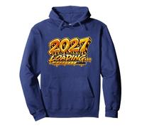 2027 Chargement coloré Graffiti Nouvel an Design Sweat à Capuche
