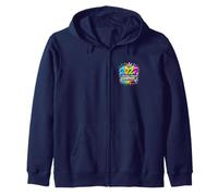 2027 Chargement coloré Graffiti Nouvel an Design Sweat à Capuche